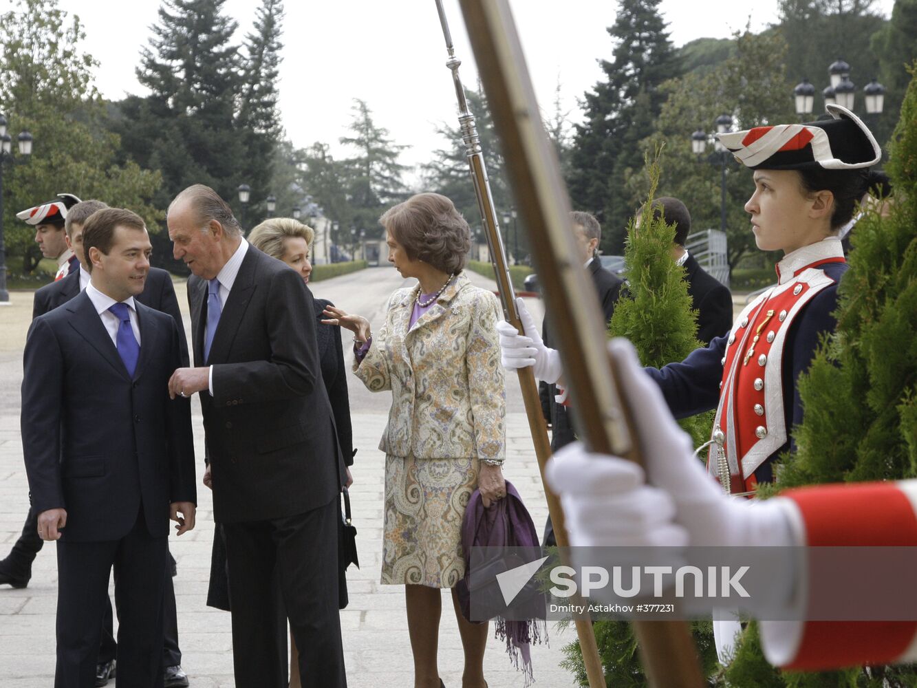 Dmitry Medvedev pays state visit to Spain