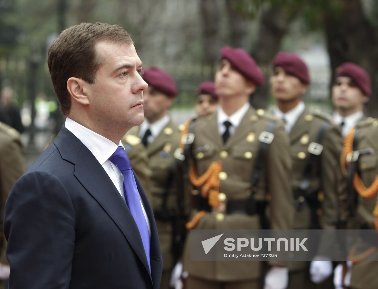 Dmitry Medvedev pays state visit to Spain