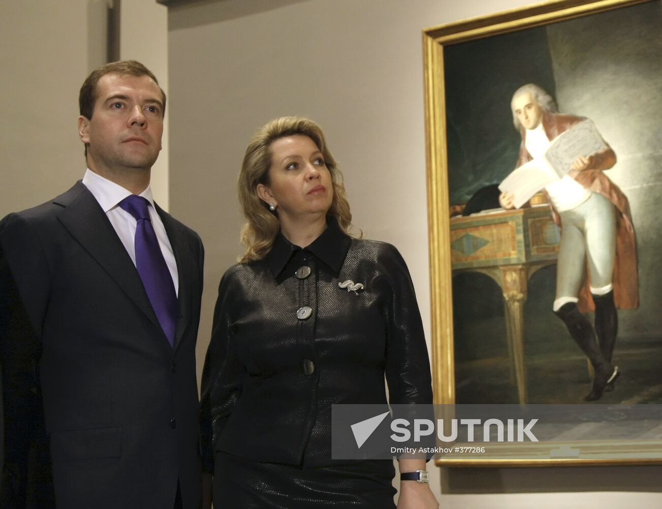 Dmitry Medvedev pays state visit to Spain