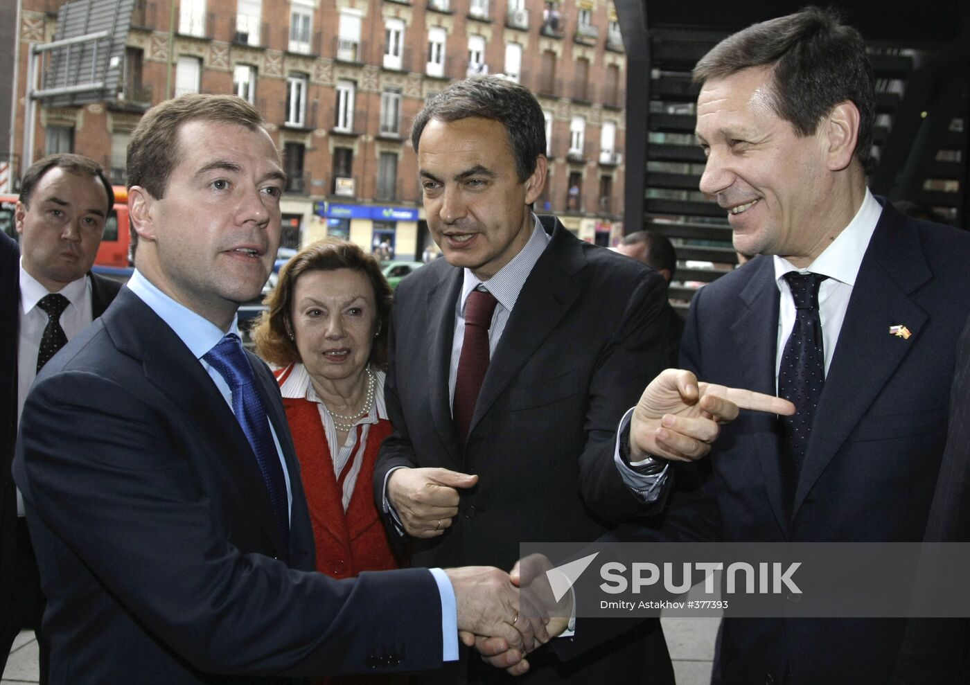 Dmitry Medvedev's visit to Spain