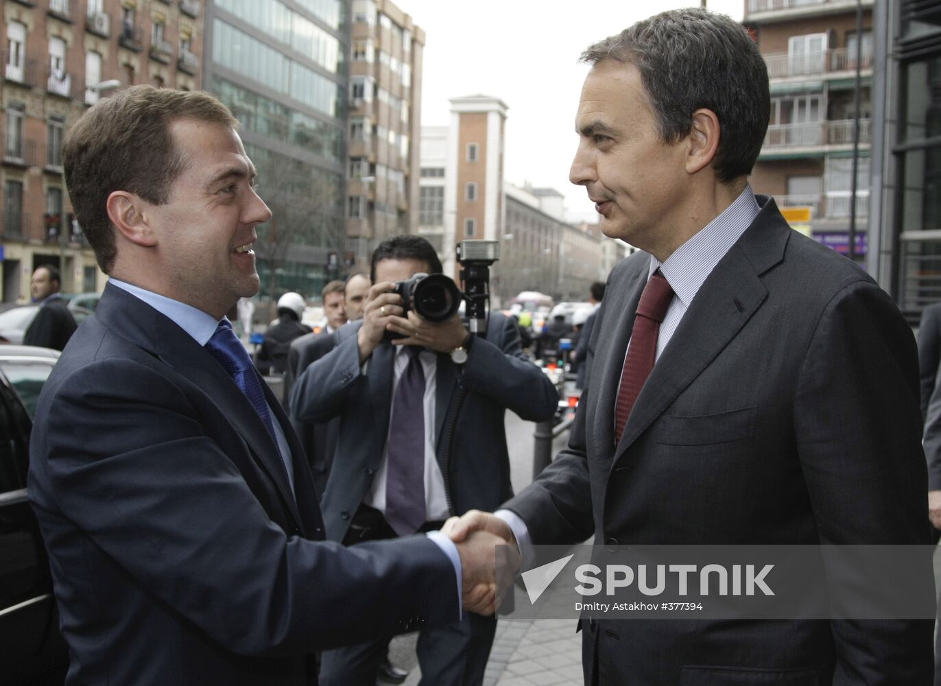 Dmitry Medvedev's visit to Spain