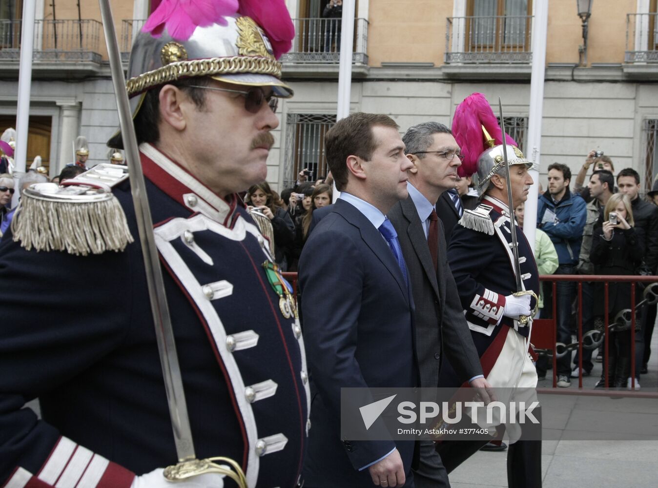 Dmitry Medvedev's visit to Spain