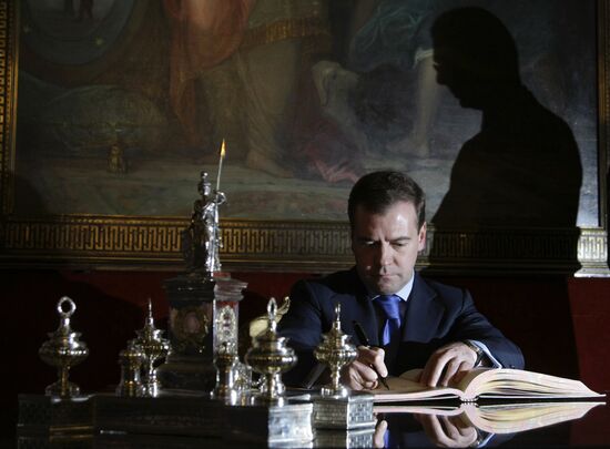 Dmitry Medvedev's visit to Spain