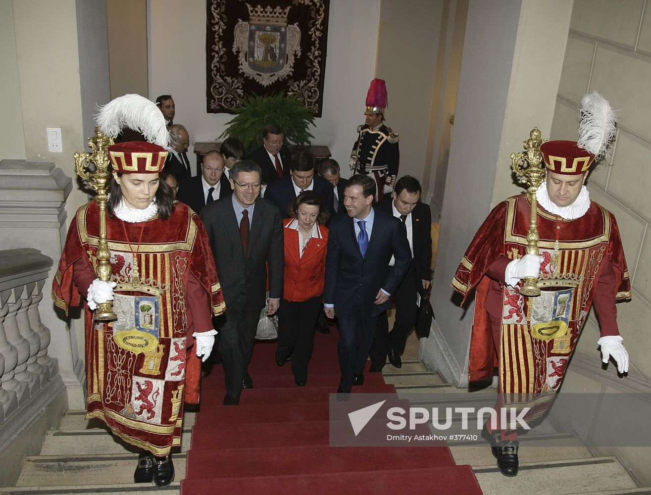 Dmitry Medvedev's visit to Spain