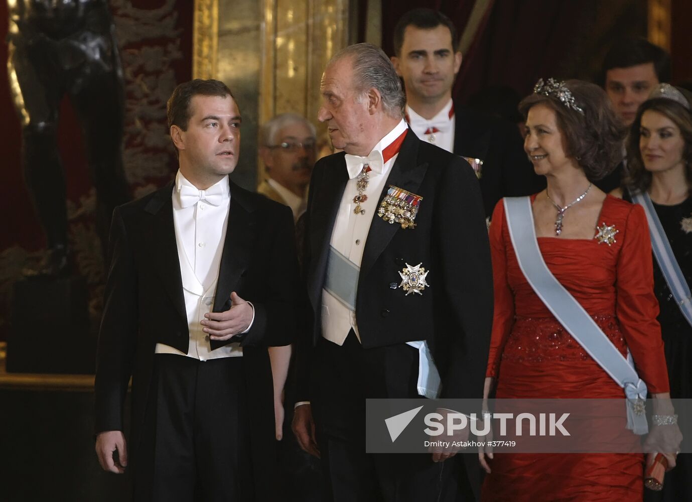 Dmitry Medvedev's visit to Spain