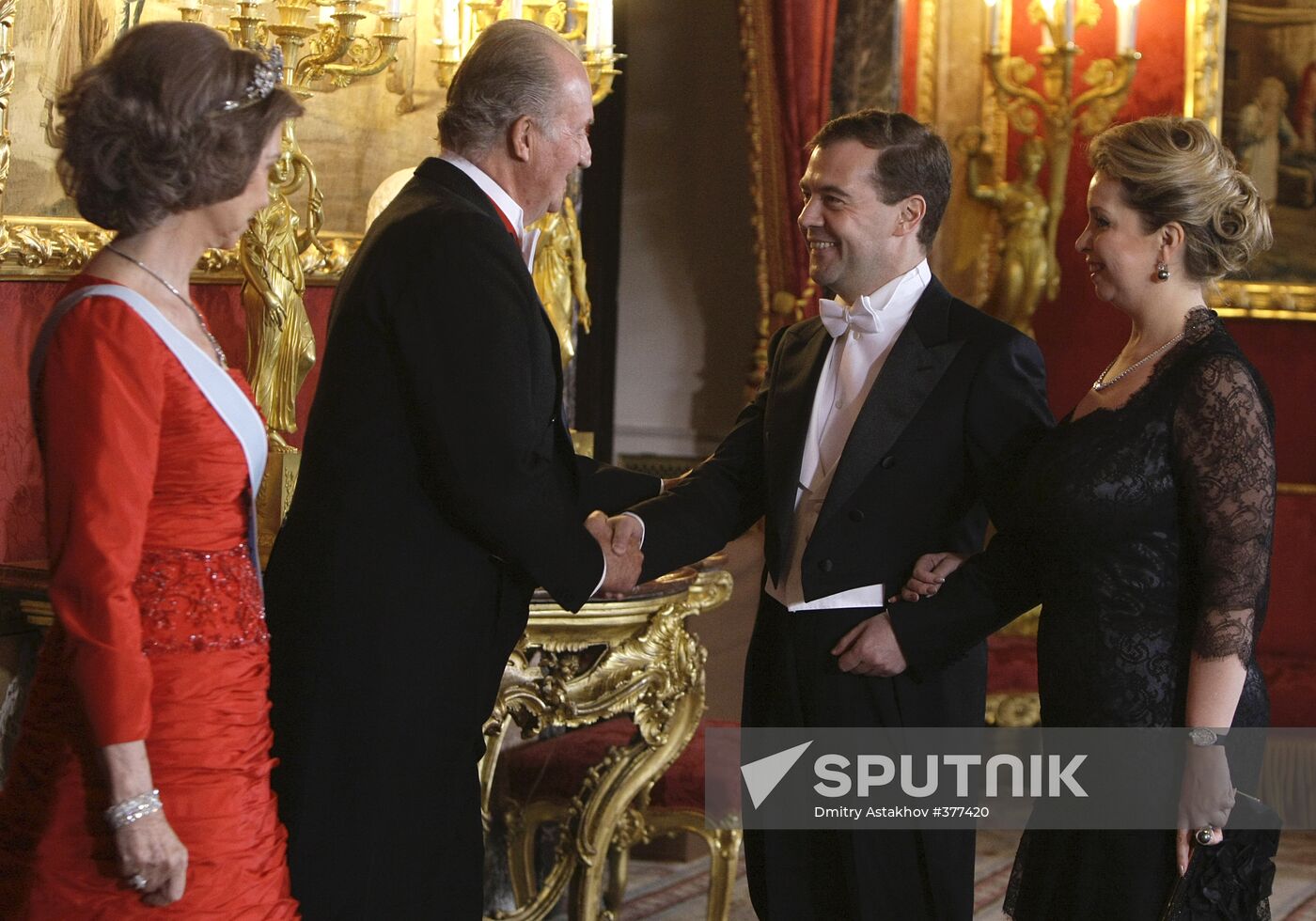 Dmitry Medvedev's visit to Spain