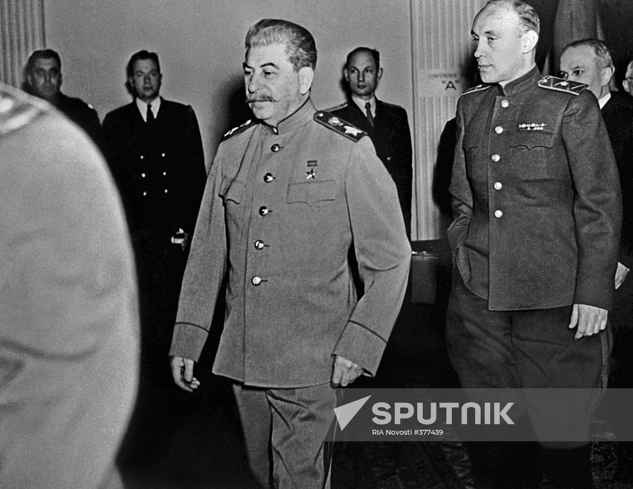 I.V.Stalin at Yalta (Crimean) Conference in 1945