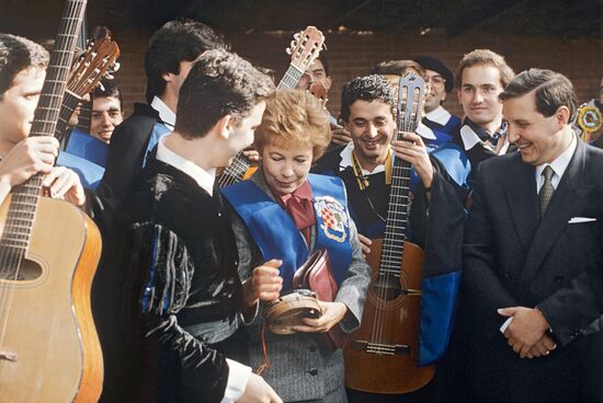 Raisa Gorbachev in Spain