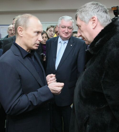 Prime Minister Vladimir Putin visits Podolsk Employment Center