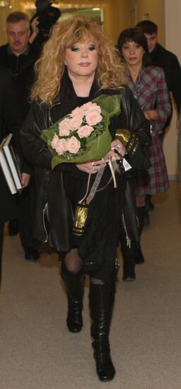 Singer Alla Pugachyova in RIA Novosti