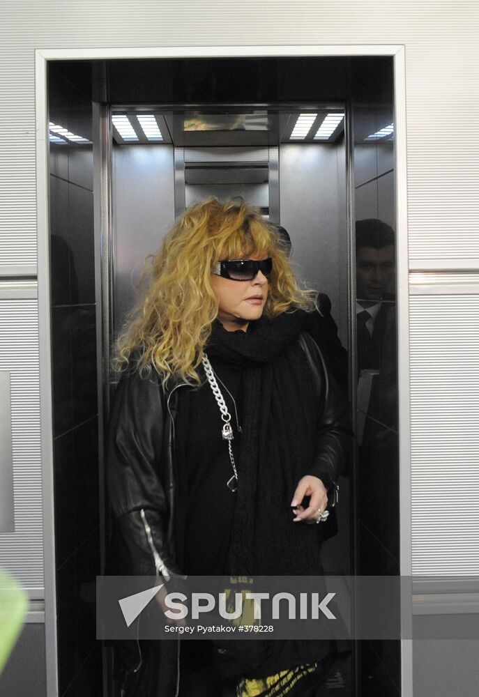 Singer Alla Pugachyova in RIA Novosti