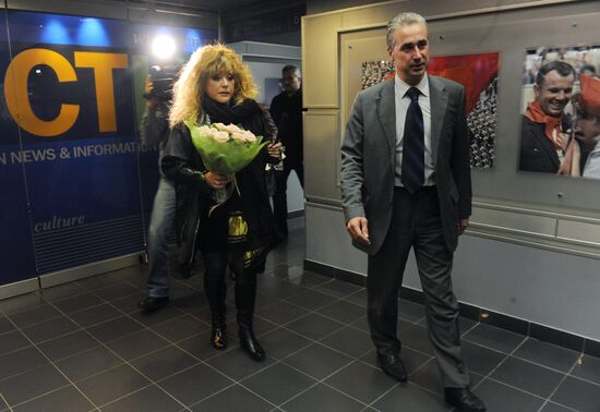 Singer Alla Pugachyova in RIA Novosti