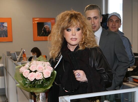 Singer Alla Pugachyova in RIA Novosti