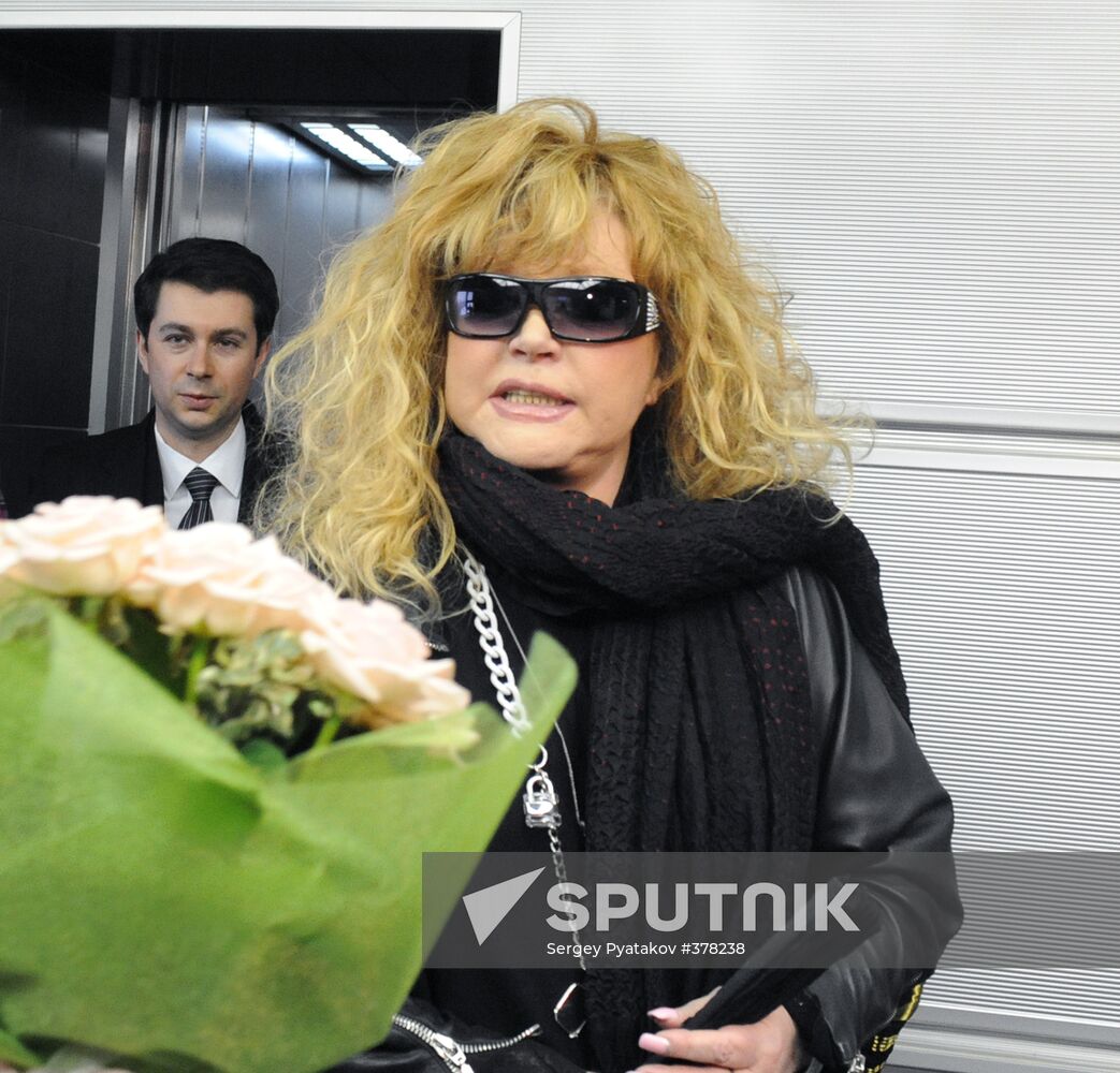 Singer Alla Pugachyova in RIA Novosti