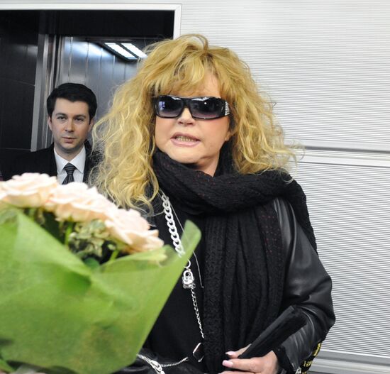 Singer Alla Pugachyova in RIA Novosti