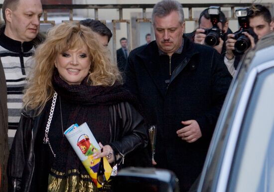 Singer Alla Pugachyova in RIA Novosti