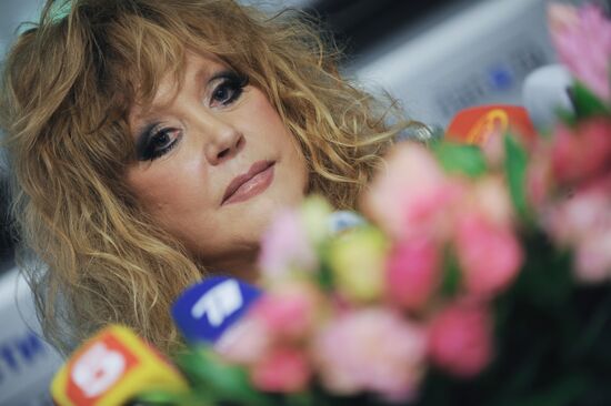 Singer Alla Pugachyova in RIA Novosti