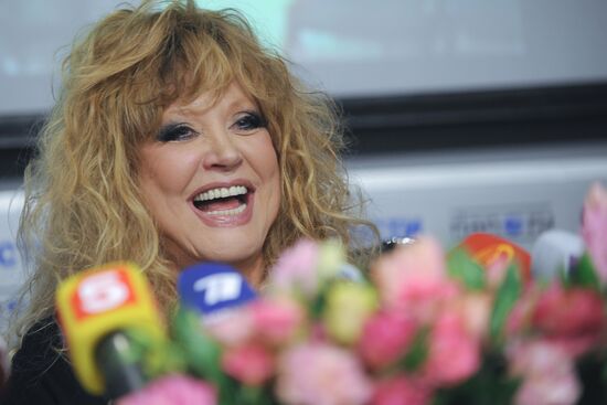 Singer Alla Pugachyova in RIA Novosti