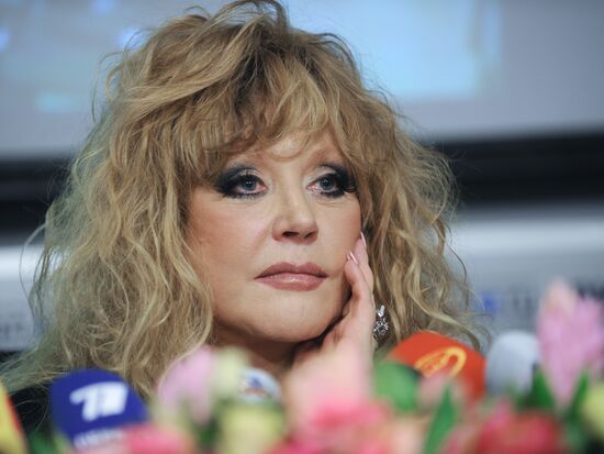 Singer Alla Pugachyova in RIA Novosti