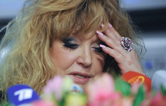 Singer Alla Pugachyova in RIA Novosti