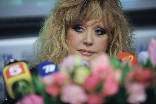 Singer Alla Pugachyova in RIA Novosti