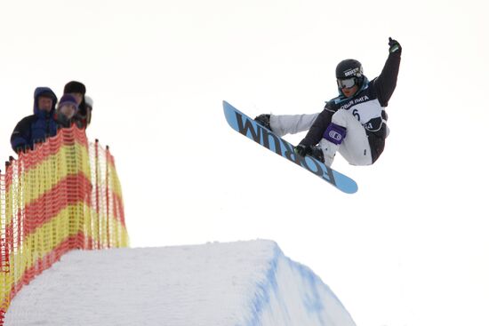 Snowboard European Cup. Moscow stage