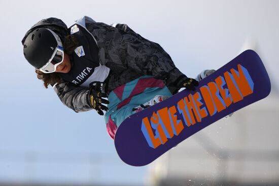 Snowboard European Cup. Moscow stage