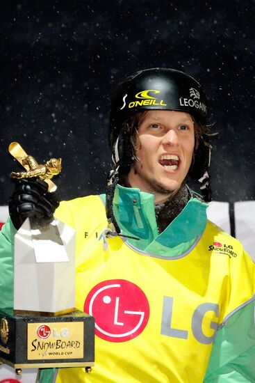 Big Air World Cup finals held in Moscow