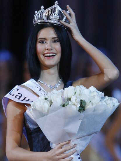 Sofia Rudyeva from St. Petersburg wins Miss Russia 2009