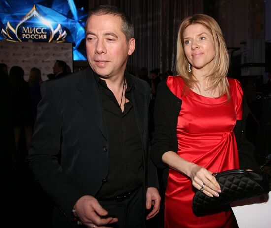 Restaurant-keeper Arkady Novikov with wife