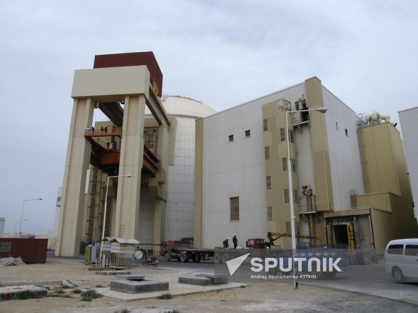 Nuclear power plant in Bushehr (Iran)