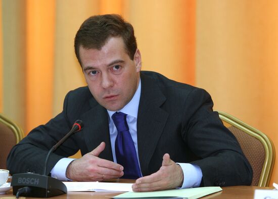President Dmitry Medvedev visits Tula