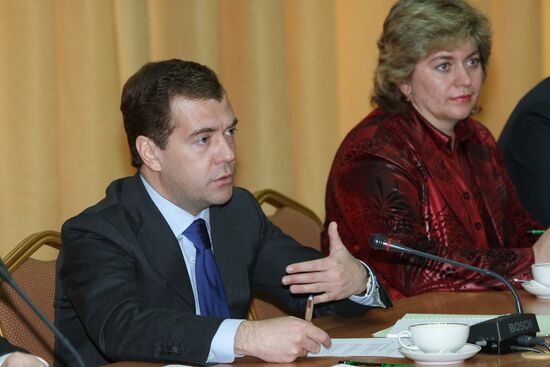 President Dmitry Medvedev visits Tula