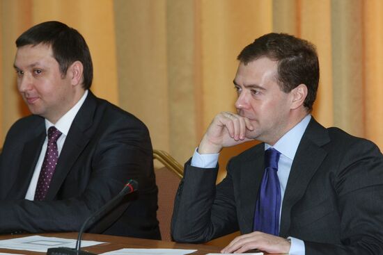 President Dmitry Medvedev visits Tula