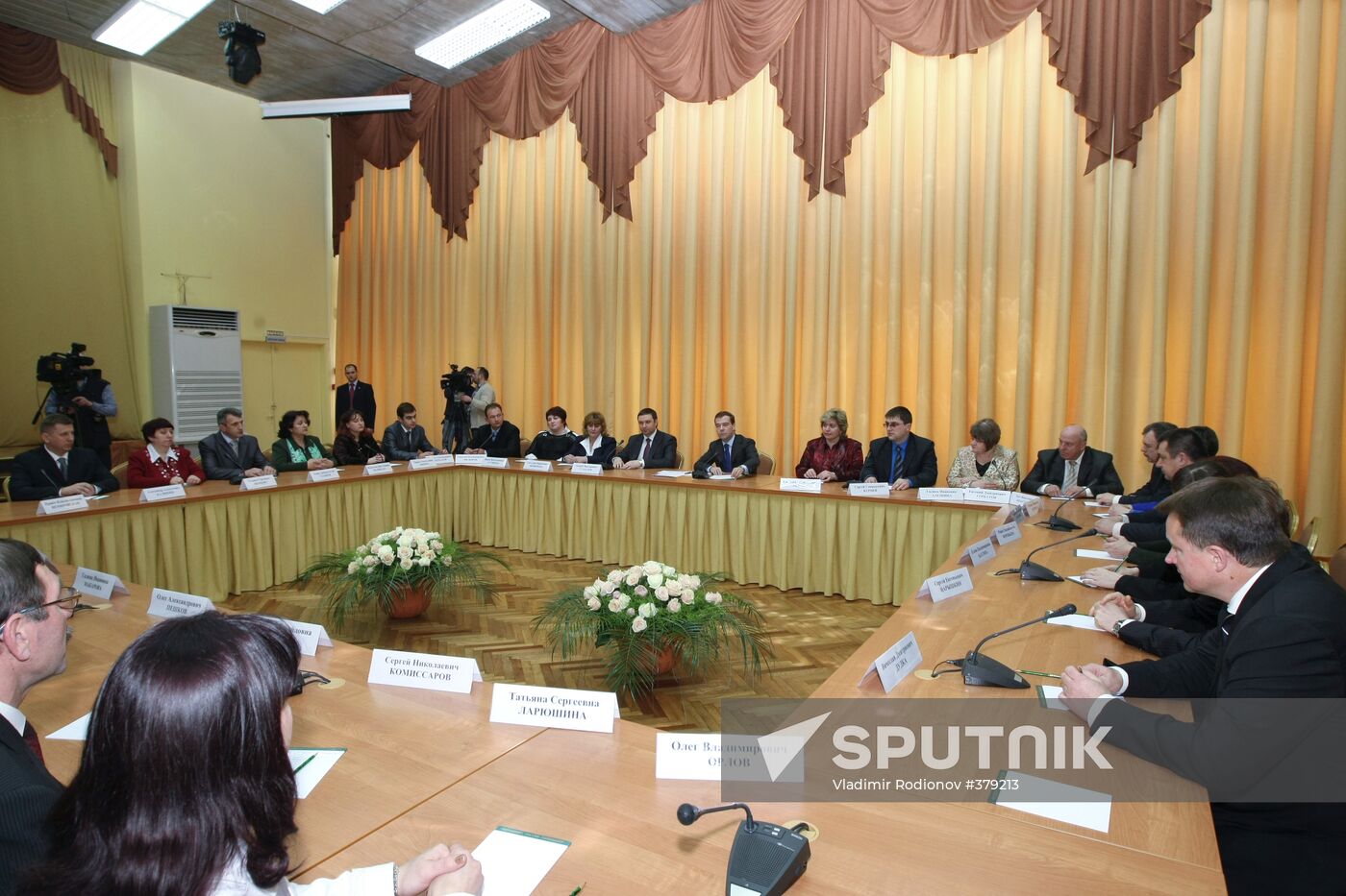 President Dmitry Medvedev visits Tula