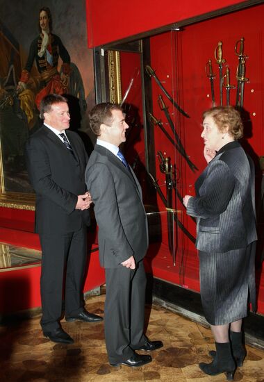 President Dmitry Medvedev visits Tula