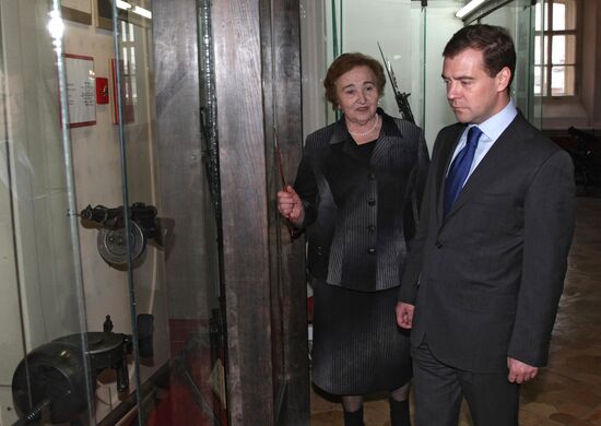 President Dmitry Medvedev visits Tula