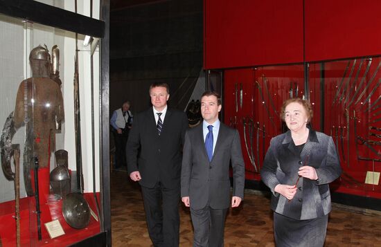 President Dmitry Medvedev visits Tula