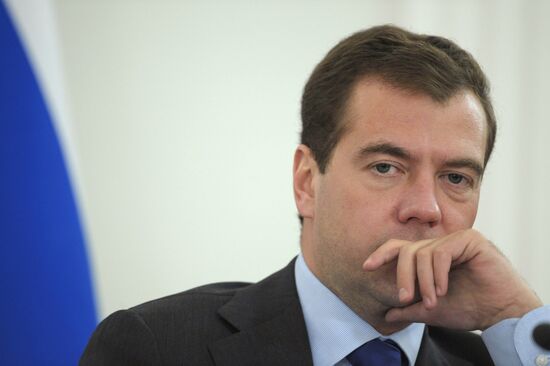 President Dmitry Medvedev visits Tula