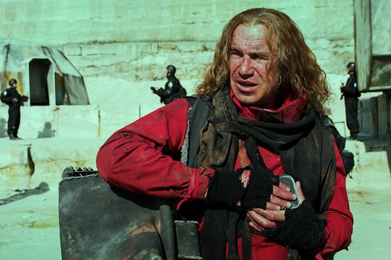 Shot from Fyodor Bondarchuk's "Inhabited Island-2" movie