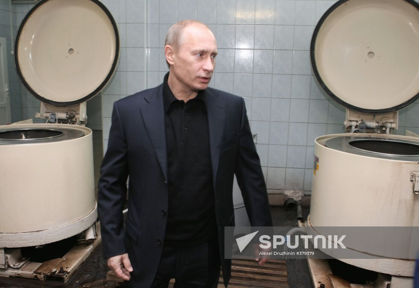 Vladimir Putin visiting Novokuznetsk
