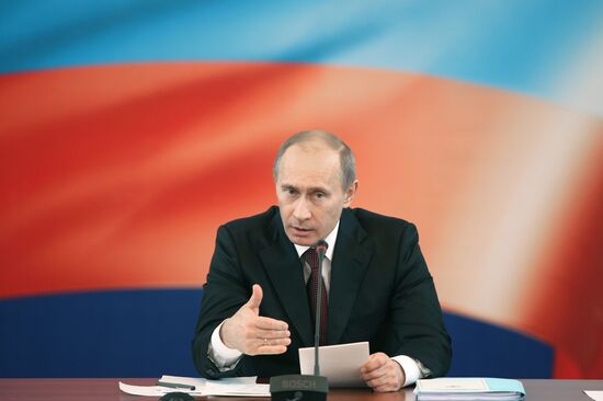 Vladimir Putin visits Novokuznetsk