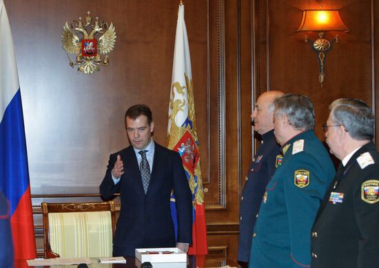 President meets with Cossack army societies