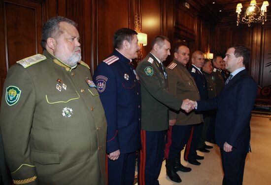 Russian president meets with Cossack atamans