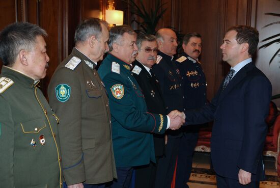 Russian president meets with Cossack atamans