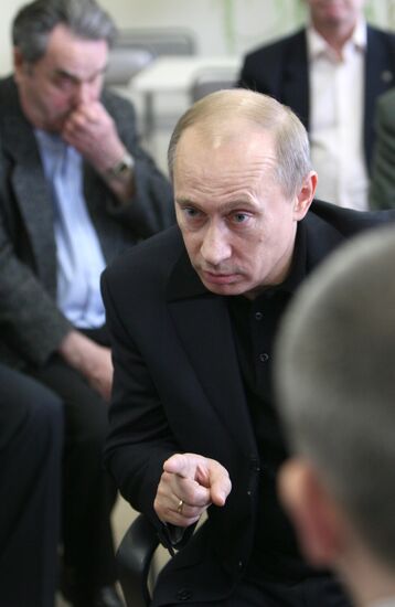Prime Minister Vladimir Putin visits Novokuznetsk