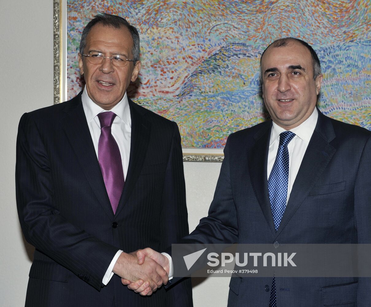 Foreign Minister Sergei Lavrov visits Azerbaijan