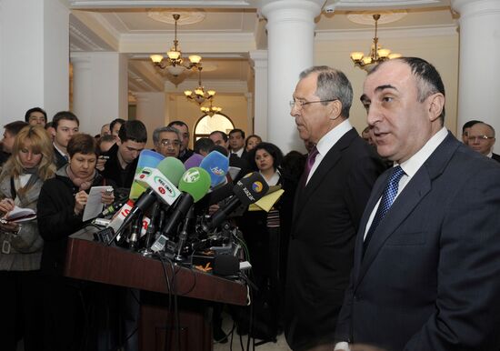 Foreign Minister Sergei Lavrov visits Azerbaijan