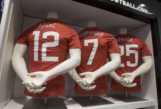 Presenting new Spartak football-club uniform