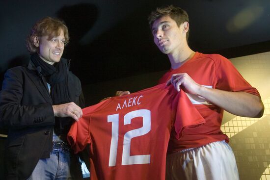 Presenting new Spartak football-club uniform